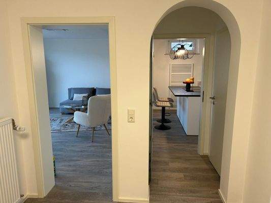 Diele mit Blick Wohnen und Küche