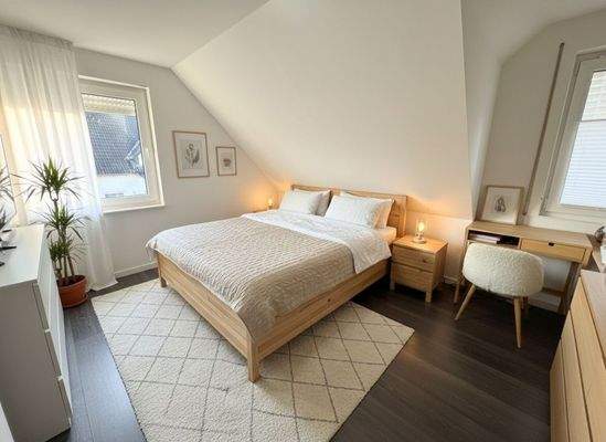 Dachgeschoss Schlafzimmer - virtueller Einrichtung