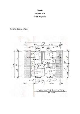 Grundriss Dachgeschoss