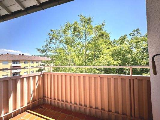 Balkon zum Frühstücken