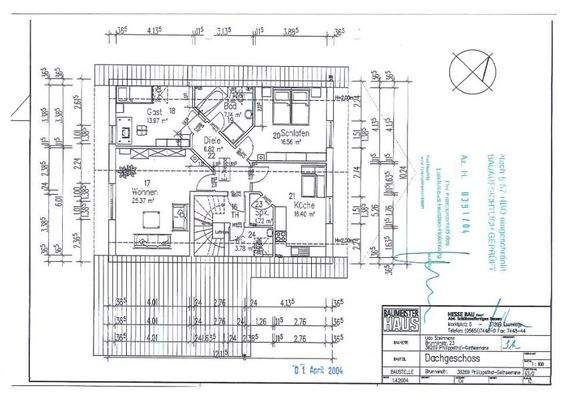 Grundriss Dachgeschoss