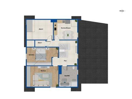 Grundriss Dachgeschoss