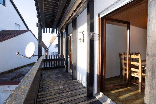 Großer Balkon 1. OG