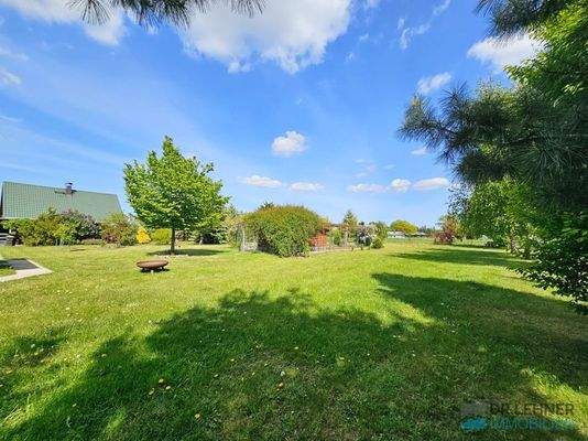 Blick über das Grundstück