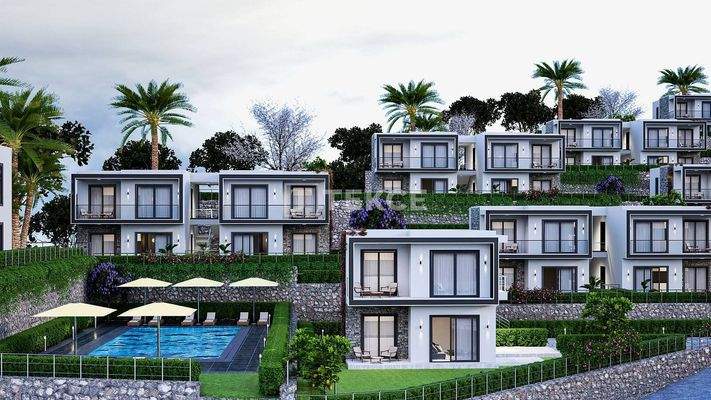 Flats in a Project with Shopping Mall in Adabükü Bodrum