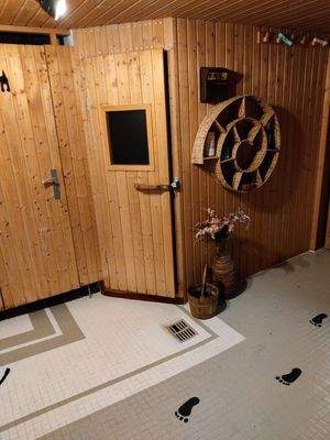 Sauna im  Keller