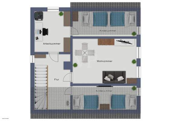 Grundriss Dachgeschoss