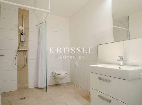 Barrierefreie Badezimmer mit ausreichend Platz