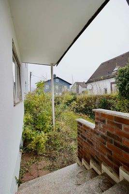 Austritt in den Garten