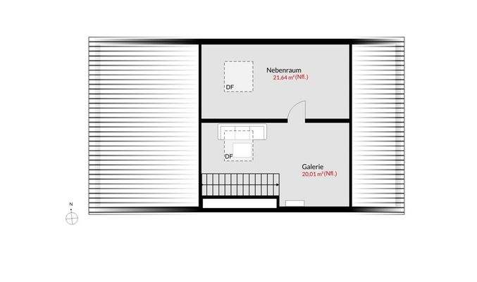 Grundriss DG/Galerie