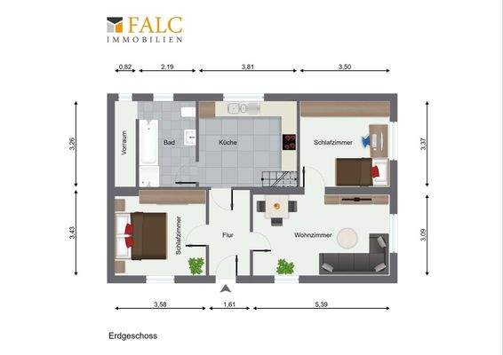 Grundriss Erdgeschoss Nebengebäude