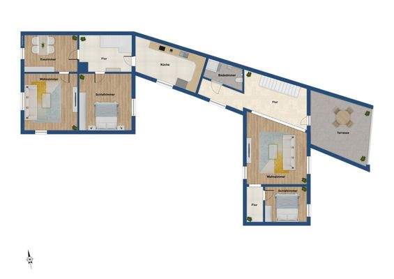 Grundriss Obergeschoss