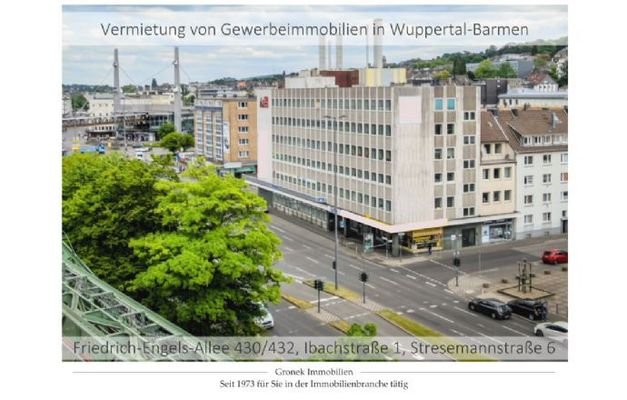 Vermietung von Gewerbefläche in Wuppertal-Barmen