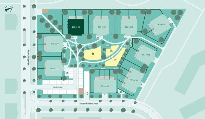 Lage der Eigentumswohnung im Quartier