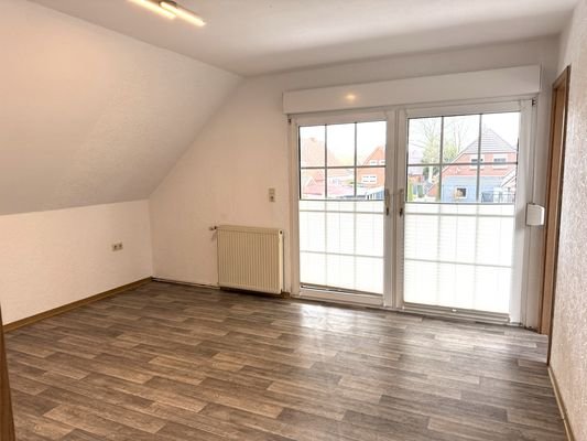 Schlafzimmer mit Loggia