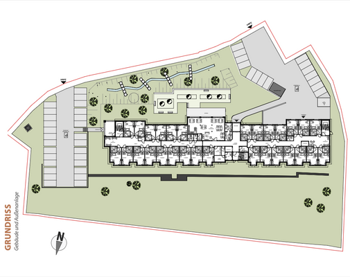 Gebäude Außenfläche