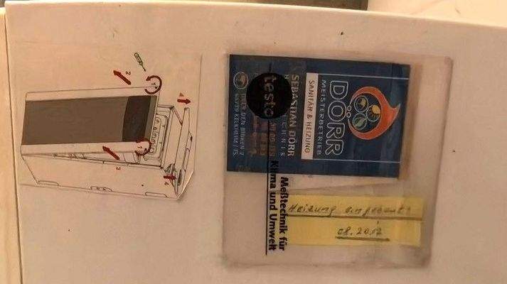 Heizung eingebaut 2012