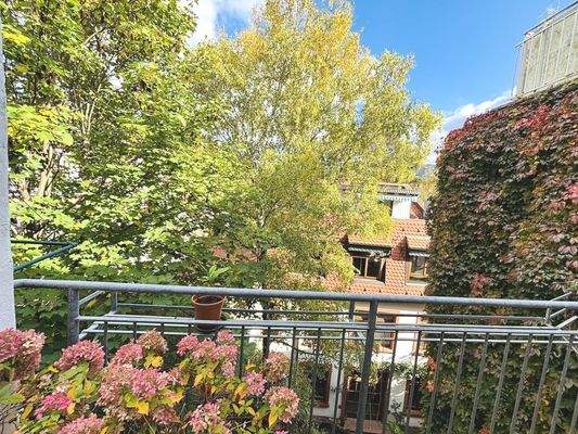 Balkon 2 (Ostausrichtung) Aussicht