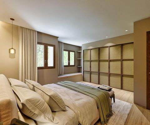 Schlafzimmer mit Einbauschränken