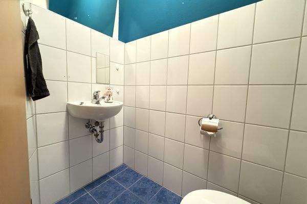 Gäste-WC im Erdgeschoss