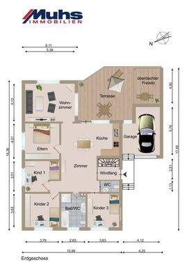 Grundriss Erdgeschoss 