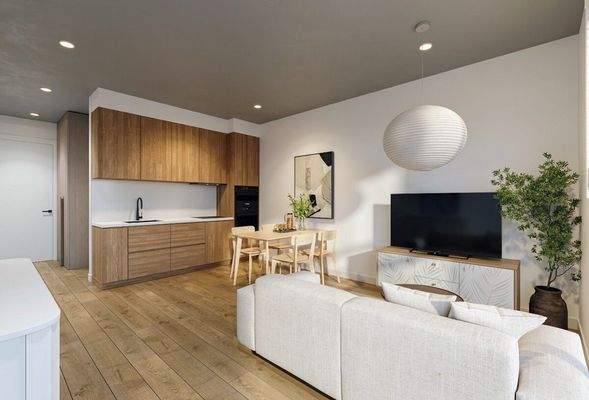 Mustervisualisierung 2-Zimmer Apartment