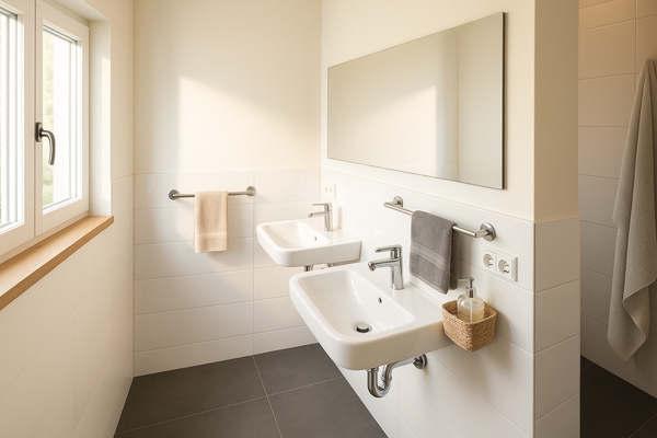 Teil des Badezimmers