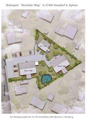 Lageplan Neubaugebiet