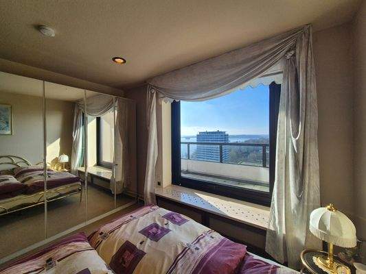 Schlafzimmer Ausblick