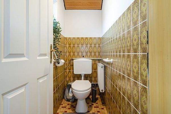 Zweites WC im hinteren Teil des Hauses