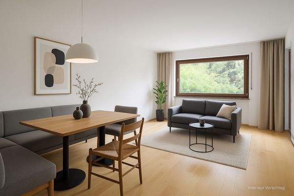 Interieur Vorschlag. Großzügige Räumlichkeiten.