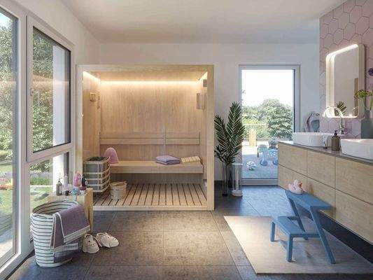 Bad mit Sauna
