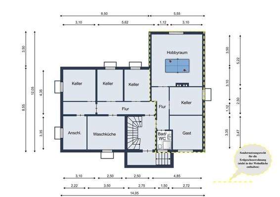 Untergeschoss/Keller