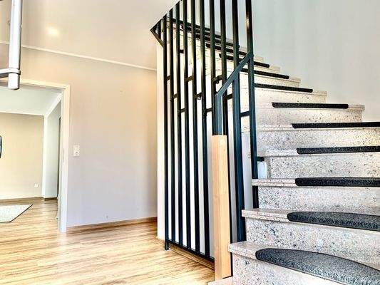 Massive Treppenanlage