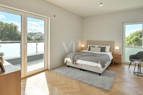 Schlafzimmer  KI generiertes Bild