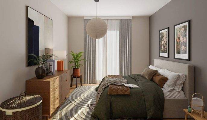 Erholen Sie sich in Ihrem komfortablen Schlafzimme