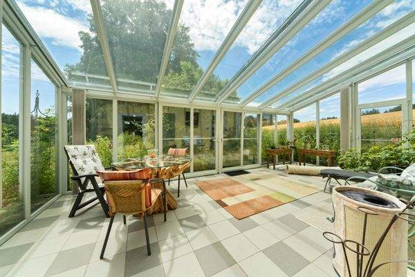 Wintergarten nach Südwest