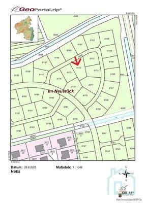 Lageplan Flurstück 8174