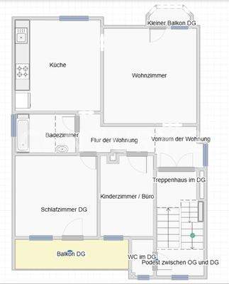 Grundriss 2. OG MFH