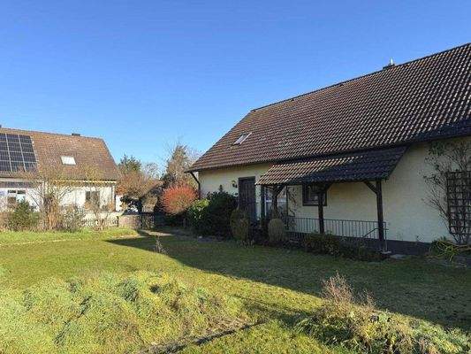 Haus und Zugang Garten