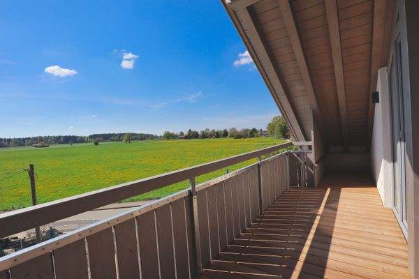 Balkon mit Blick Westen