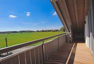 Balkon mit Blick Westen