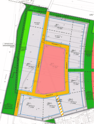 Auszug aus dem Bebauungsplan N