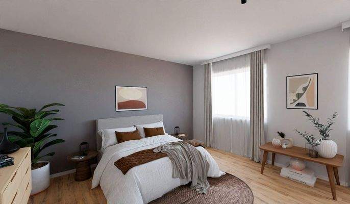 Im Schlafzimmer erwartet Sie voller Komfort