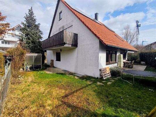 Blick vom Garten aus