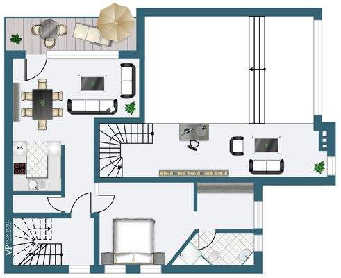 Grundriss Obergeschoss