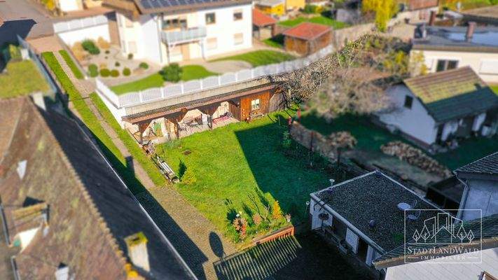 Luftbildaufnahme - Garten