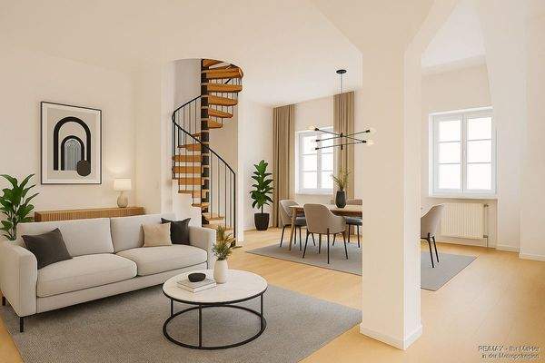 KI Beispielbild - Wohn-/Esszimmer