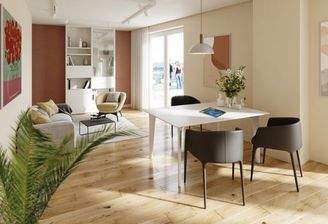 Innenvisualisierung Wohn-/Essbereich