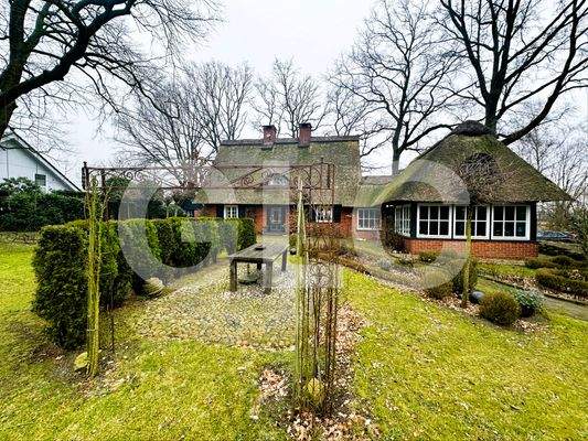 Ansicht auf das Haus vom Garten